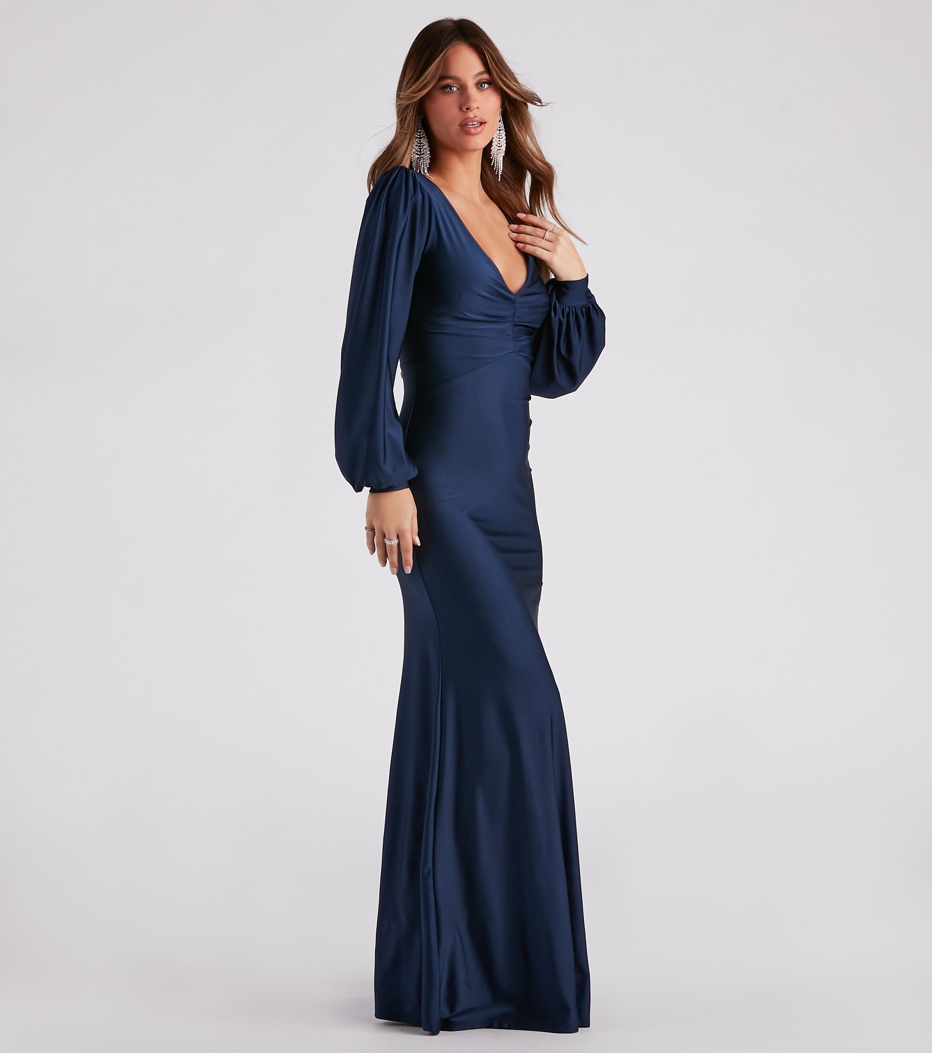 Formal Long Sleeve Mermaid Dress