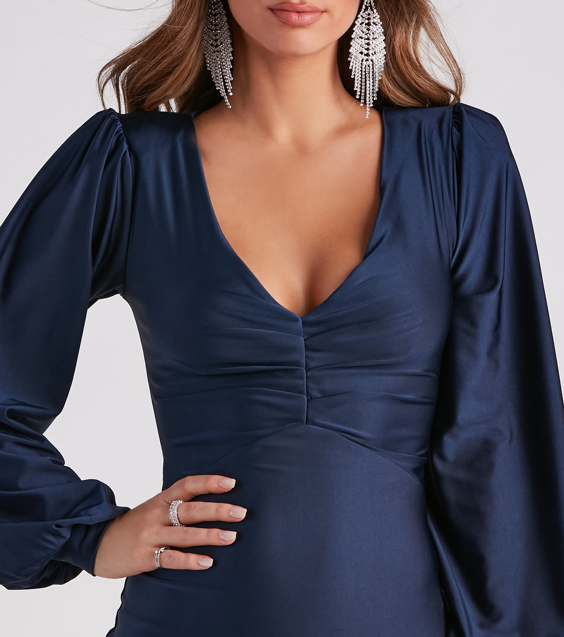 Formal Long Sleeve Mermaid Dress