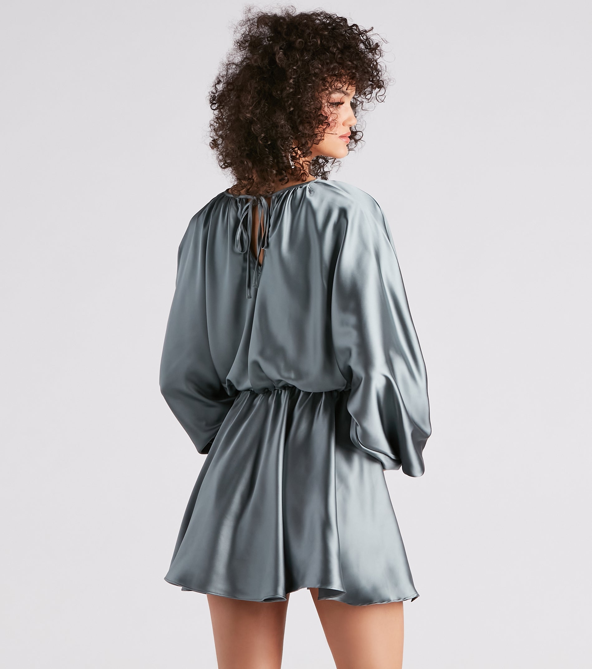 Formal Satin Short Dress